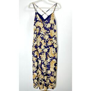 Frank and Oak Rose Floral Bohemian Whimsygoth Cottagcore Preppy Hipster Romper